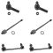 97-03 Infiniti QX4; 96-04 Nissan Pathfinder Front 6 Piece Steering & Suspension Kit