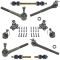 96-02 Chevy Express 1500 2500; GMC Savana 1500 2500 Steering & Suspension Kit (10pcs)