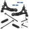 02-07 Rendezvous; 01-05 Aztek; 05-06 Montana Front Steering & Suspension Kit (10 Piece)