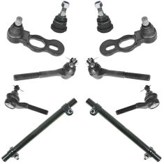 95-02 Crown Vic, Lincoln Town Car, Mercury Grand Marquis Steering & Suspension Kit (10pcs)
