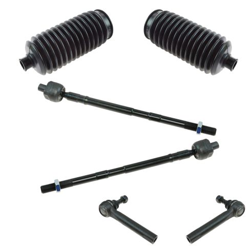 2004-09 Nissan Quest Front Inner & Outer Tie Rod w/ Boots Kit (6 Piece Set)