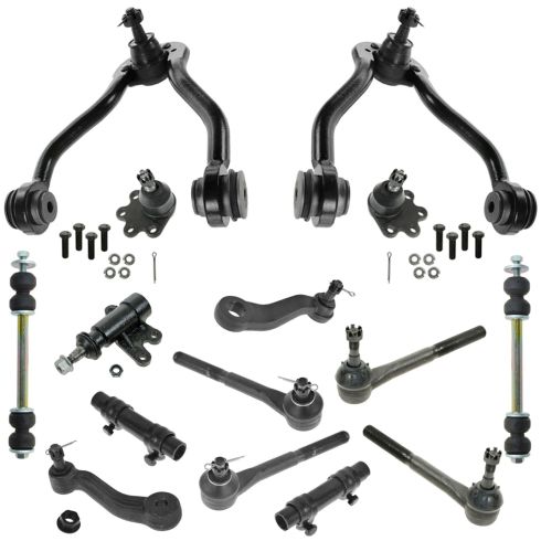93-94 Blazer; 93-95 K1500, K2500; 93-99 Suburban Steering & Suspension Kit (Set of 15)