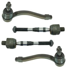 06-10 Infiniti M35, M45 Front Inner & Outer Tie Rod End Kit (Set of 4)