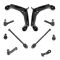 99-10 Chevy GMC 1500HD 2500 3500 Pickup SUV Front Steering & Suspension Kit (10 Piece)