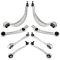 09-11 Audi A4 Sdn & SW; 08-11 A5, S5; 10-11 S4 Front Upper & Lower Control Arm SET of 8