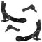 05-10 Cobalt;07-09 G5; 05-07 Ion;05-06 Pursuit (w/FE1 Susp) Steering & Suspension Kit (4pcs)