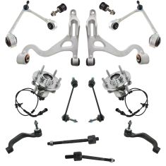 00-02 Lincoln LS Front Steering & Suspension Kit (14pcs)
