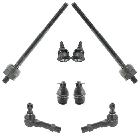 98-11 Ford Ranger, Mazda PU (w/2WD Coil Spring Susp) Steering & Suspension Kit (8pcs)