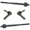 10-12 Ford Flex: Taurus: Lincoln MKS; MKT Turbo Inner Outer Tie Rod Kit (4pcs)