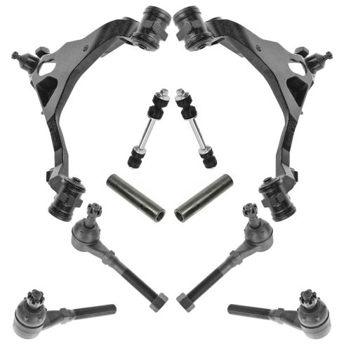 97-04 Ford F150; 97-02 Expedition; 98-02 Navigator w/4WD Steering & Suspension Kit (10pcs)