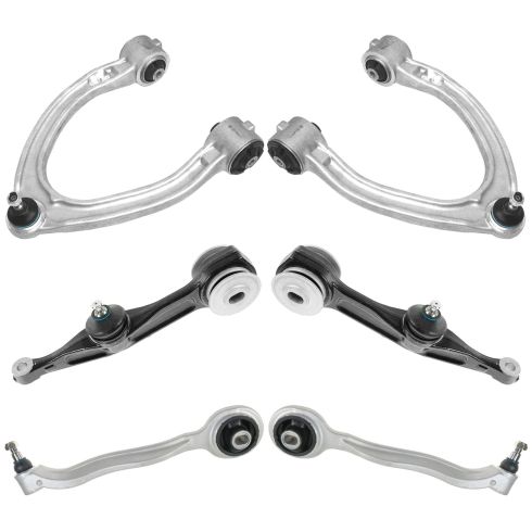 00-06 MB CL,S-Series (w/ABS) RWD Front Upper & Lower Control Arm Kit (Set of 6)