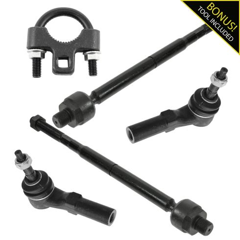 05-10 Chrysler 300, Challenger, Charger Front Inr Tie Rod Set of 4 w/ TR Tool