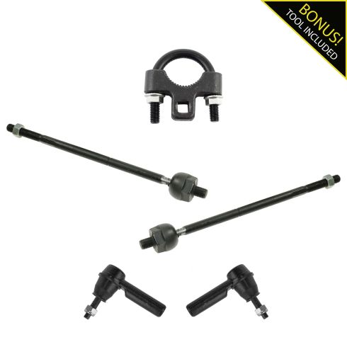 05-13 Ford Mustang Front Inner & Outer Tie Rod SET w/ TR Tool