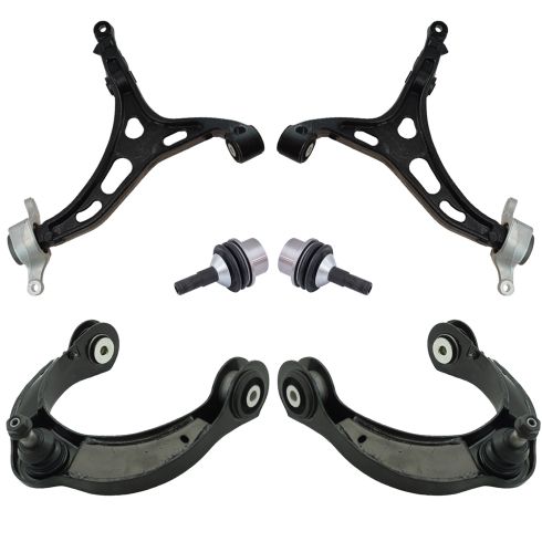 11-15 Durango, Grand Cherokee Front Upper & Lower Control Arm w/ Ball Joint Kit (Set of 6)