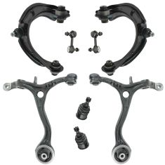 08-12 Accord; 09-14 TSX Front Control Arm Ball Joint Sway Link Kit 8pc