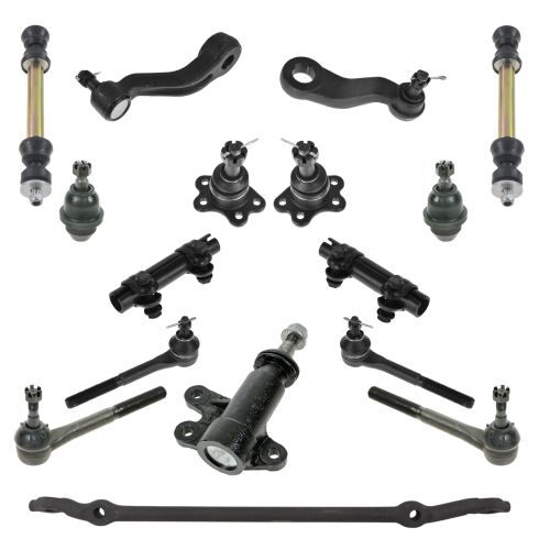 1995-00 Chevy GMC Pickup/SUV Multifit 4WD Front Steering & Suspension Kit (16pc)