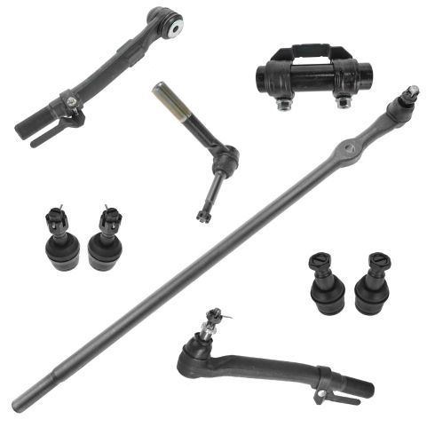 08-10 Ford F250 F350 Super Duty 4WD Front Steering & Suspension Kit (9 Piece)