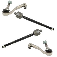 12-17 BMW 3-Series; 14-17 2, 4-Series RWD Front Inner & Outer Tie Rod End Kit (4pc)