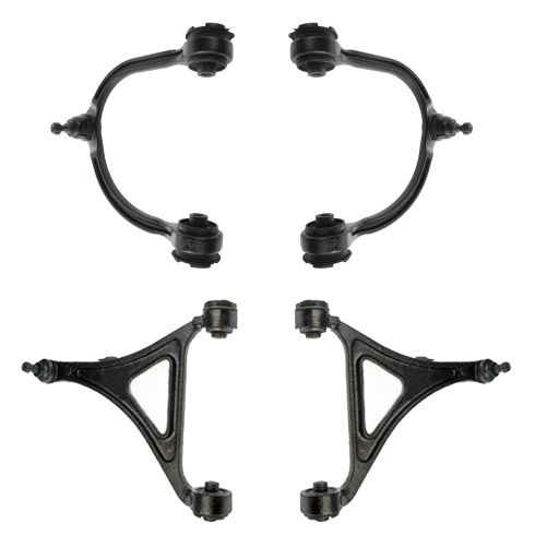 05-10 Chrysler 300; 07-11 Charger; 05-08 Magnum 4WD Front Up & Low Control Arm w/Balljoint Kit 4pc