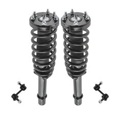 04-06 Acura TL Front Shock & Spring Assembly and Sway Bar Link Kit (4pc)