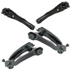 68-73 Ford Mercury Full Size Front Upper & Lower Control Arm w/Ball Joint Kit (Set of 4)