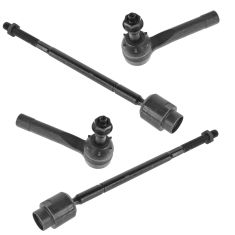 04-11 Impala; 97-03 Grand Prix Front Inner & Outer Tie Rod End Kit (4pc)