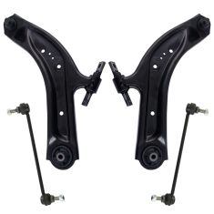 14-16 Nissan Rogue; 17 Rogue Sport (w/o 3rd Row) Front Lower Control Arm & Sway Link Kit (4pc)