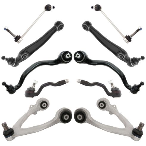 07-13 BMW X5; 08-14 X6 (w/o Adaptive Sus) Front Steering & Suspension Kit (10pc)