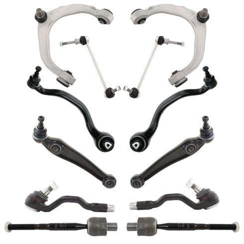 07-13 BMW X5; 08-14 X6 (w/ Adaptive Sus) Front Steering & Suspension Kit (12pc)