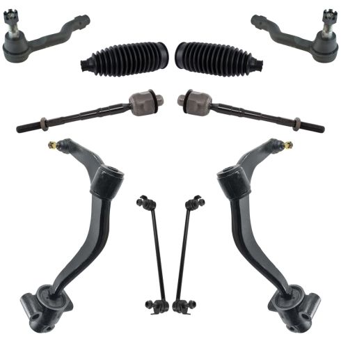 03-08 Infiniti FX35, FX45 Front Steering & Suspension Kit (10 Piece)