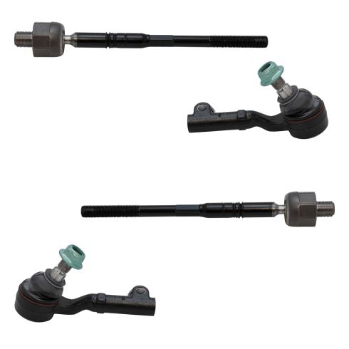 07-13 BMW 3-Series AWD Front Inner & Outer Tie Rod Kit (4pc)