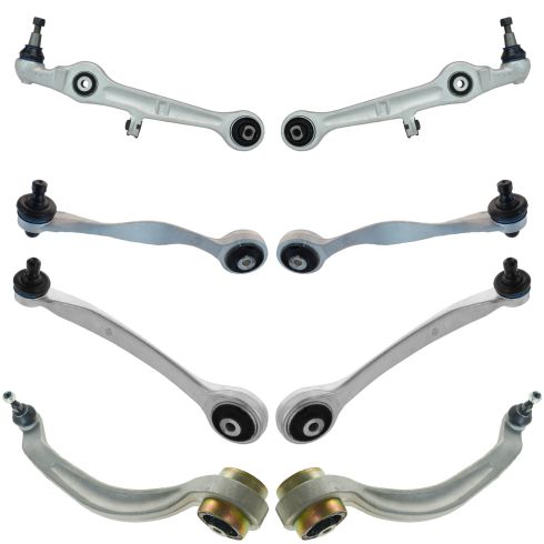 02-07 Audi A4, S4 Front Upper & Lower Control Arm Kit (8pc)