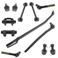 00-05 Excursion; 99-04 F250 F350 SD 2WD Front Steering Suspension Kit (12 Pc)