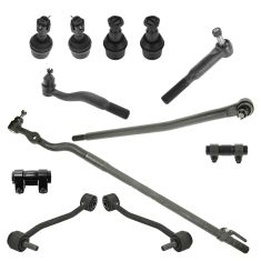 99 Ford F250SD-F550SD 4WD Front Steering & Suspension Kit (12 Piece)