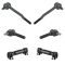 93-98 Toyota T100; 86-95 4Runner Pickup In & Out Tie Rod End w/ Adj Kit (6pc)