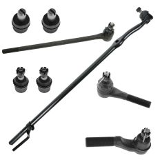 87-97 Ford F250; F350 2WD Front Steering & Suspension Kit (8pc)
