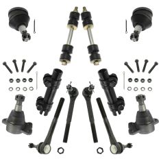 92-02 Chevy GMC 2WD 8 Lug Front Steering & Suspension Kit 12pc