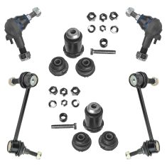 92-93 MB 3, 4, 5, 600 Series; 98-99 CL; 94-99 S Class Front Suspension Kit 6pc