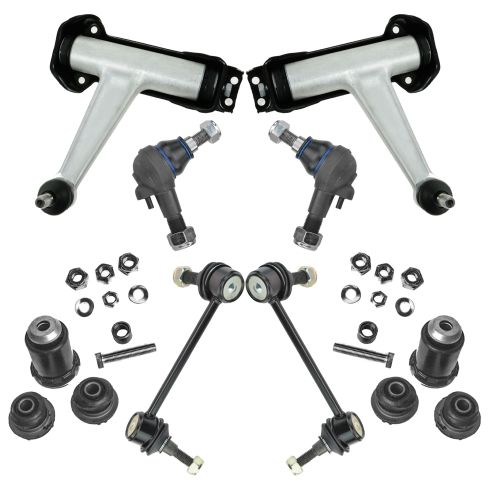 92-93 MB 3, 4, 5, 600 Series; 98-99 CL; 94-99 S Class Front Suspension Kit 8pc