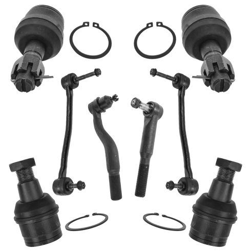 00-05 Excursion; 00-04 F250, F350 4WD Front Steering & Suspension Kit 8pc