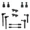 94-99 Dodge Ram 2500 2WD Front Steering & Suspension Kit 12pc