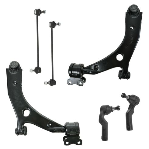 04-09 Mazda 3; 06-13 Mazda 5 (exc Turbo) Front Steering & Suspension Kit 6pc
