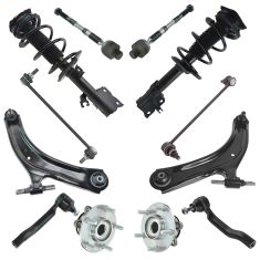 08-12 Nissan Rogue Front Steering & Suspension Kit 14pc