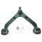 Front Upper Lower Control Arm w Ball Joint Set 4pc