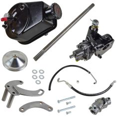 58-64 GM Cars w/Small Block Chevy Engine & w/Short Neck Water Pump Complete Pwr Stg Conversion Kit