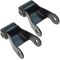 99-13 Chevy, GMC FS PU & SUV (w/o 2 Inch Lift) Rear Leaf Spring Rearward Shackle Bracket PAIR (GM)