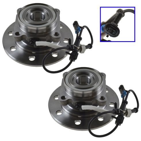 Chevrolet GMC Front Driver & Passenger Side Wheel Bearing & Hub ...