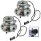 1995-02 Chevy Astro Front Hub Bearing Pair for AWD