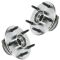 00-01 Dodge Ram 1500 4x4 w/RWAL Frt Hub & Bearing Pair