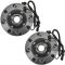 99-02 Ford SD PU 4WD DRW AWAL Front Hub & Bearing Pair